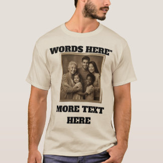 Foto de Familia, Camiseta Personalizada, Camiseta 