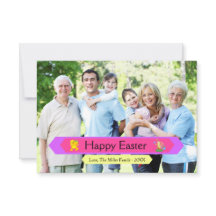 Foto de familia de Pascua feliz - Tarjeta de Pascu