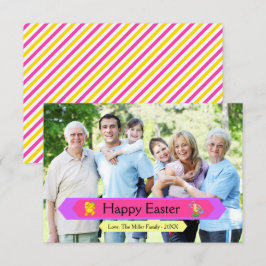 Foto de familia de Pascua feliz - Tarjeta de Pascu