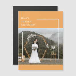 Foto de familia elegante y feliz día de acción de