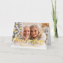 Foto de Felices Fiestas con letra de pincel modern