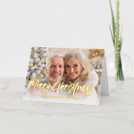 Foto de Felices Fiestas con letra de pincel modern