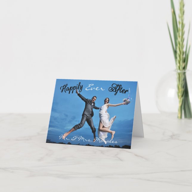 Foto de Felices para Siempre - Tarjeta de Nota (Anverso)