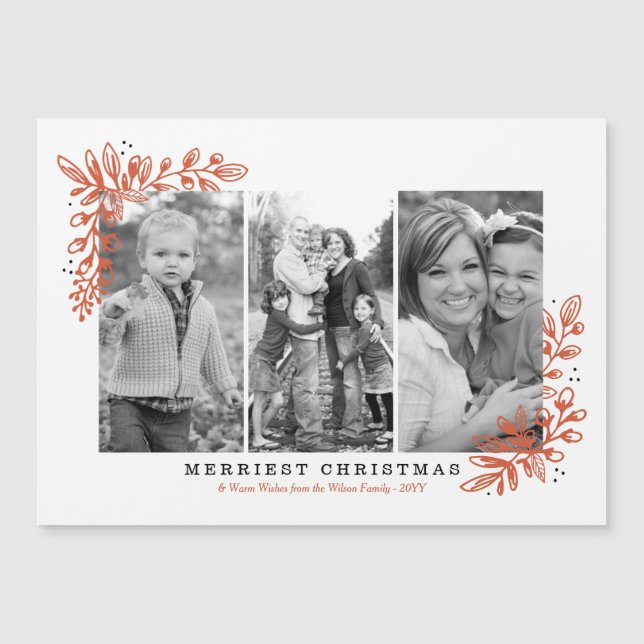 Foto de feriado de Merry Trio (Anverso)