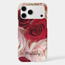 Foto de florecimiento rojo y rosa de los rosas