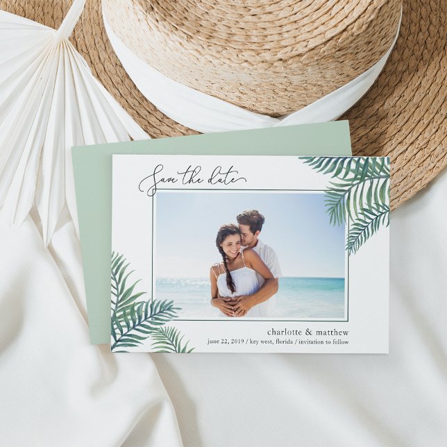 Foto de follaje tropical Guardar tarjeta de fecha (Subido por el creador)