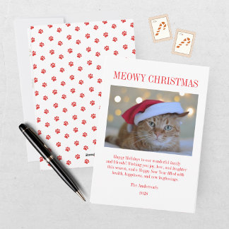 Foto de gato doméstico Meowy Navidad 