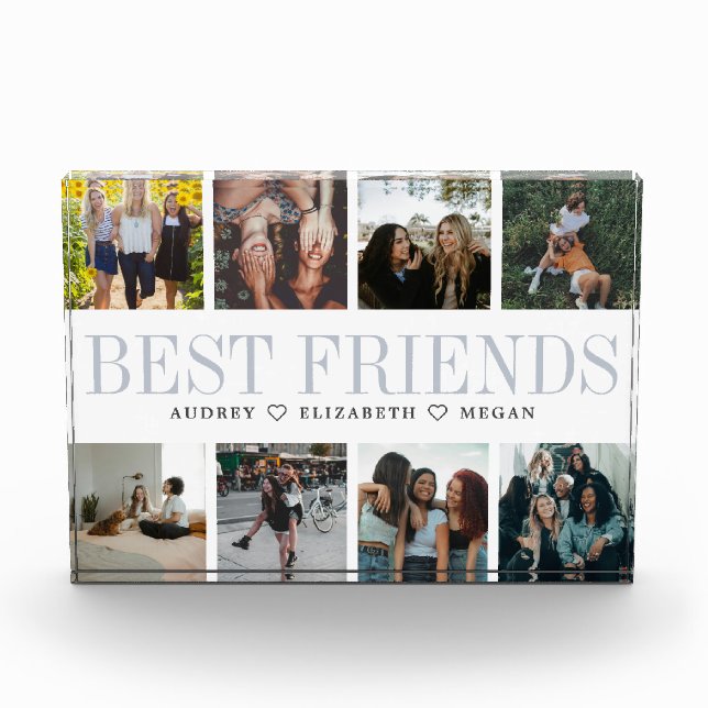 Foto De Glass Block Best Friends Gift (Anverso)