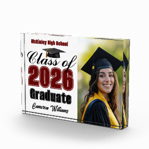 Foto de graduación de la clase de 2026 en color bu