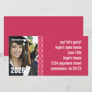 Foto de graduación de Open House para adultos mayo