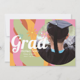 Foto de graduación genial Invitación audaz