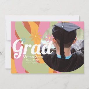 Foto de graduación genial Invitación audaz