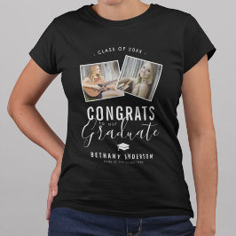 Foto de graduado de Felicitaciones, camiseta