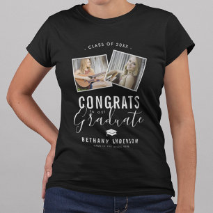 Foto de graduado de Felicitaciones, camiseta