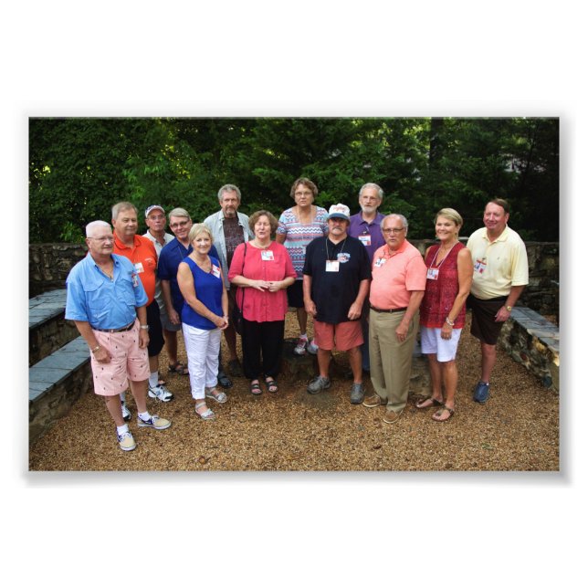 Foto de grupo elemental Burnley-Moran de 4 x 6" (Frente)