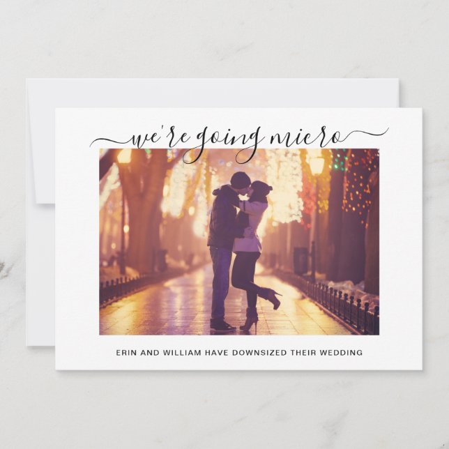 Foto de guión de Boda de menor tamaño (Anverso)