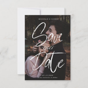 foto de guión de broche Guardar la tarjeta de fech