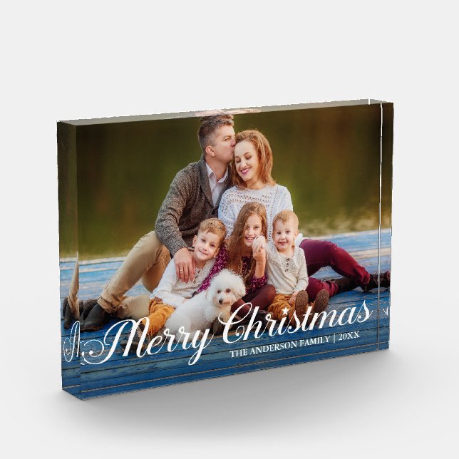 Foto de guión de caligrafía Estrella navideña (Izquierda)