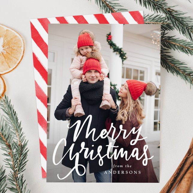 Foto de guión moderno de Feliz Navidad con letras  (Subido por el creador)