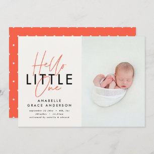 Foto de guión moderno hola pequeña