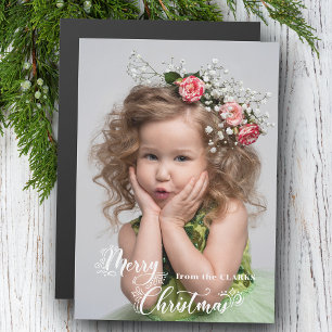 Foto de guión personalizado de Navidad alegre