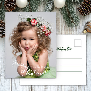 Foto de guión personalizado de Navidad festiva