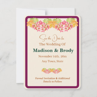 Foto de HOJA de Acuarela Pintada a Mano SAVE the D