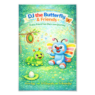 Foto De Huevo a Crisálida a Mariposa Póster 2