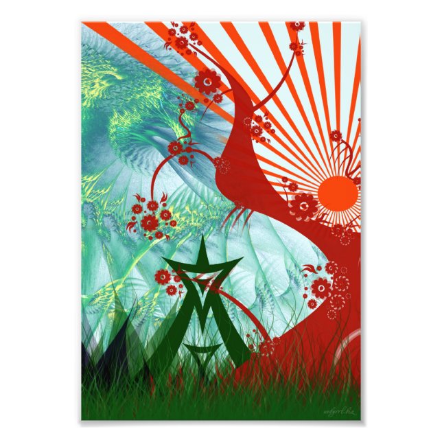 Foto de impresión de arte en verano (Frente)