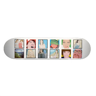 Foto de Instagram Mosaic Skateboard personalizada