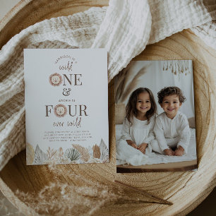 Foto de invitación conjunta de Wild One y Four Eve