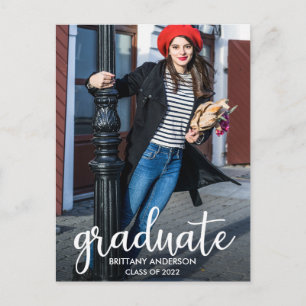 Foto de Invitación de graduación de guión moderno