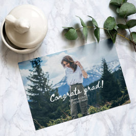 Foto de Invitación de graduación minimalista