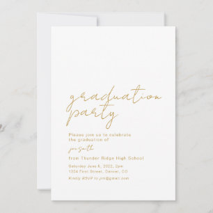 Foto de Invitación de invitación de fiesta de grad