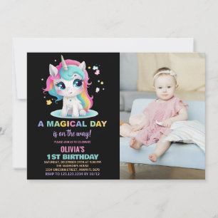 Foto de invitaciones de cumpleaños de Rainbow Blac