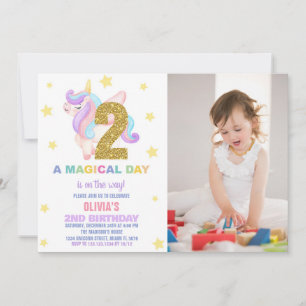 Foto de invitaciones de cumpleaños de Star Rainbow
