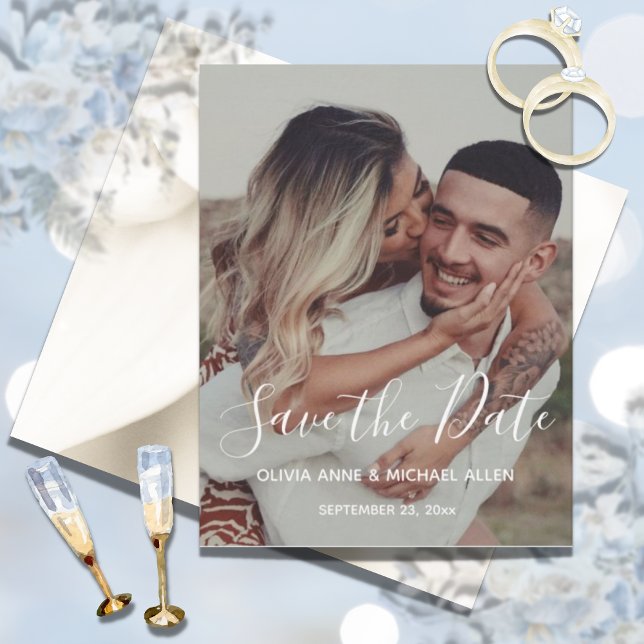 Foto de la boda moderna Salven la fecha (Subido por el creador)