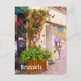 Foto de la calle Bélgica de Bruselas, postal