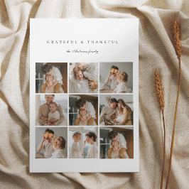 Foto de la familia Collage | Familia agradecida y 