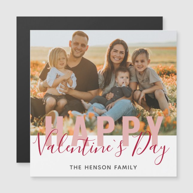 Foto de la familia de guiones del Día de San Valen (Anverso/Reverso)