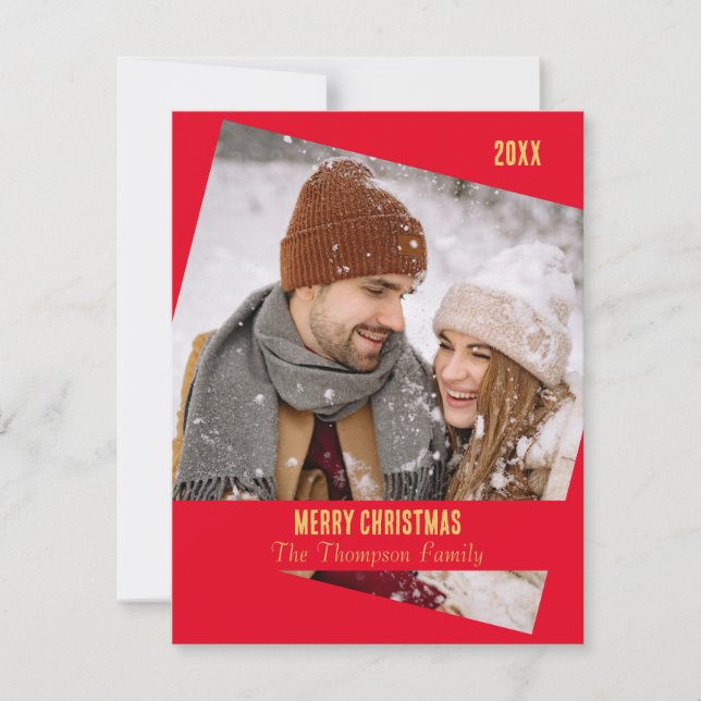 Foto de la familia para Navidades de la temporada  (Anverso)