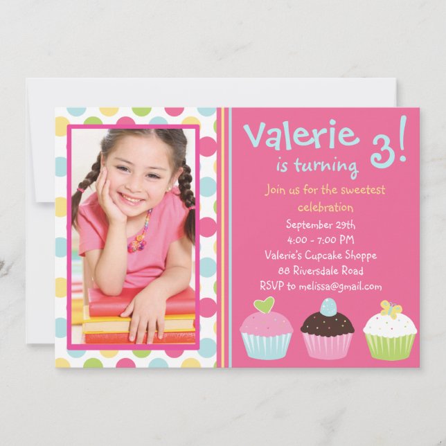 Foto de la invitación de la magdalena/de la (Anverso)
