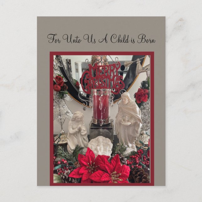 Foto de la Natividad Postal (Anverso)