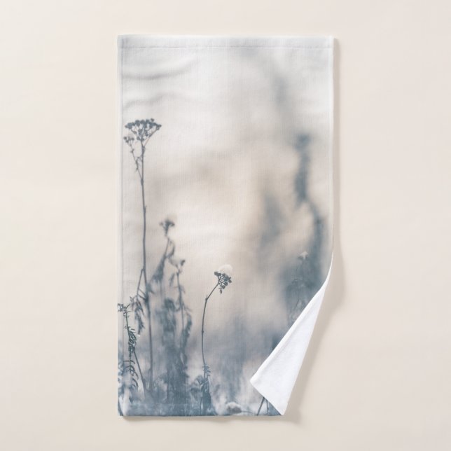 Foto de la naturaleza de las plantas de invierno (Toalla de mano)