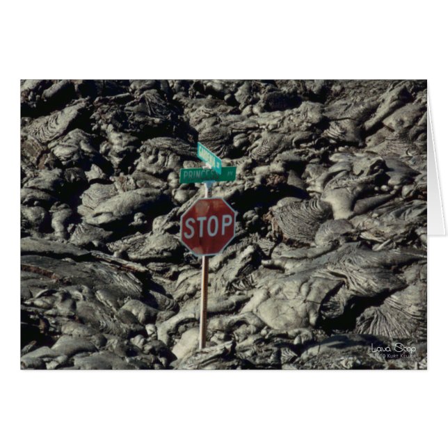 Foto de la parada de la lava (Anverso (Horizontal))