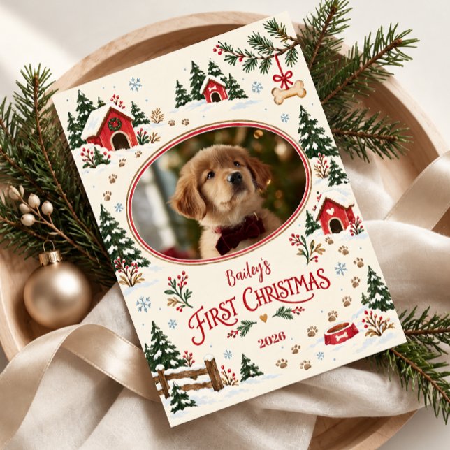 Foto de la primera Navidad del perro (Subido por el creador)