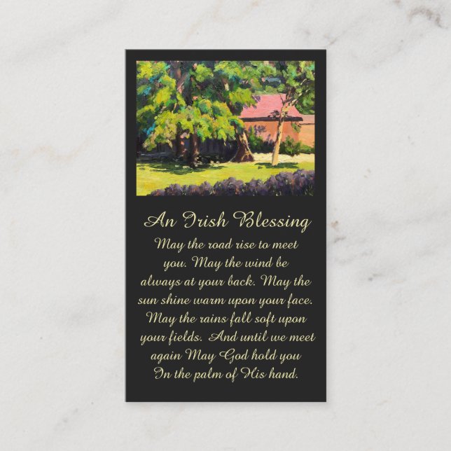 Foto de la tarjeta conmemorativa de la vida (Anverso)