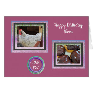 Foto de la tarjeta de cumpleaños de sobrina