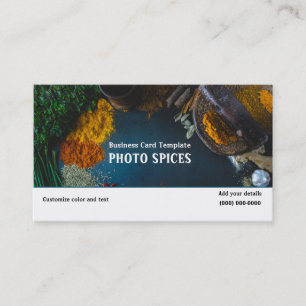 Foto de la tarjeta de visita Herbs Spices