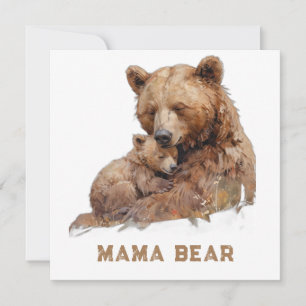 *~* Foto de la tarjeta MAMA BEAR Ap72 Dulce Día de
